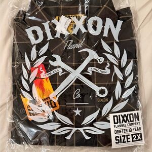 DIXXON Black and Brown Flannel Shirt